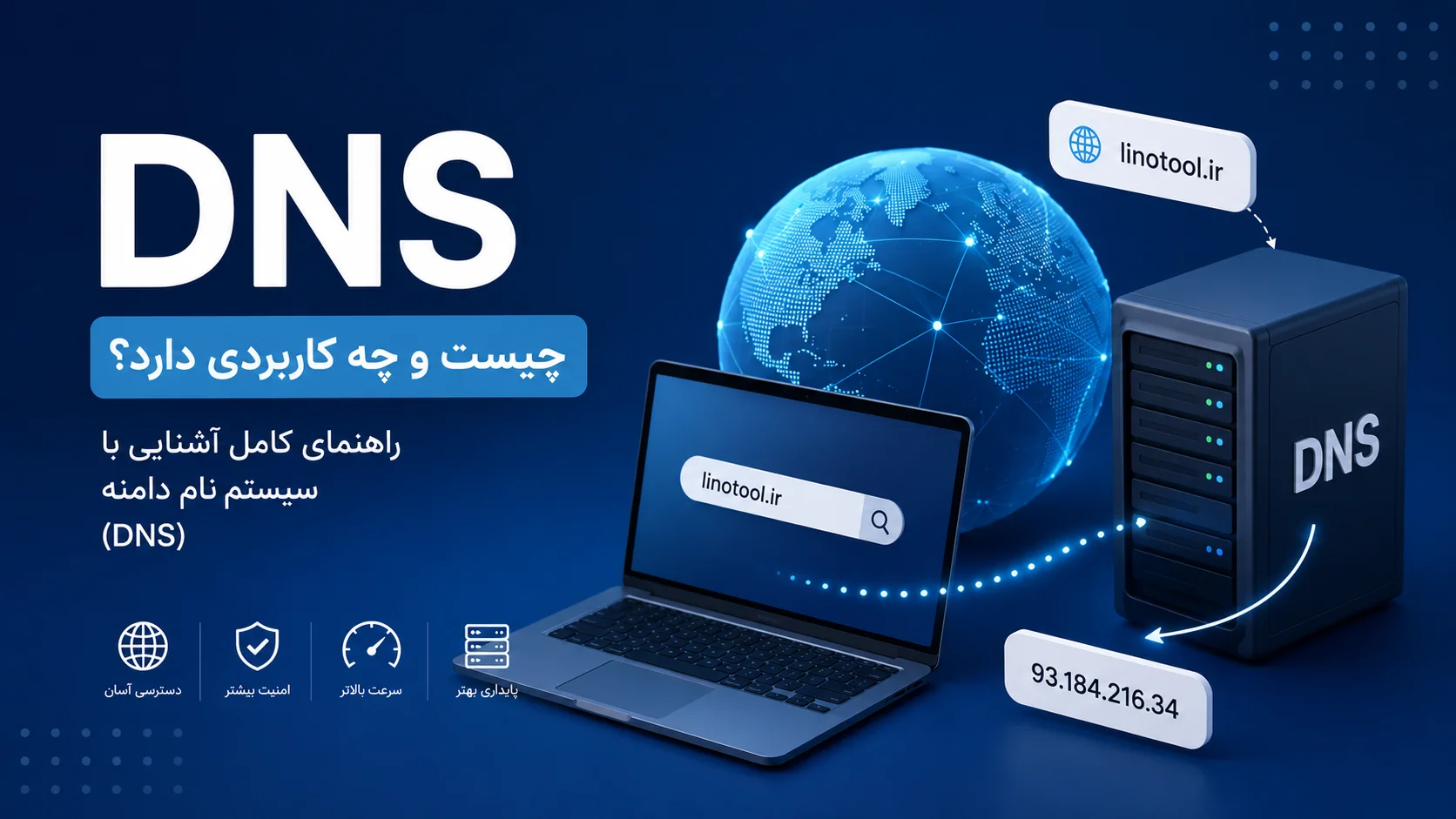 DNS چیست و چه کاربردی دارد؟ | راهنمای کامل آشنایی با DNS و نحوه عملکرد آن